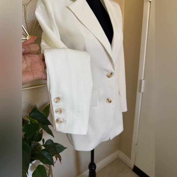 White Blazer from 4TH + Reckless size XS - Picture 7 of 10